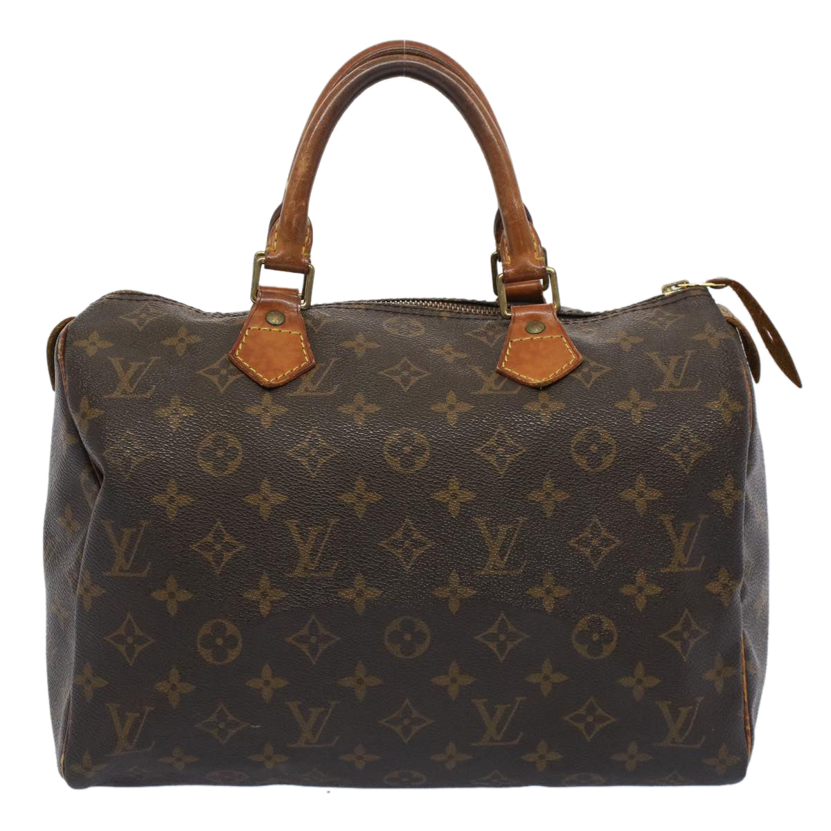 LOUIS VUITTON Monogram Speedy 30 Hand Bag M41526 LV Auth 51183