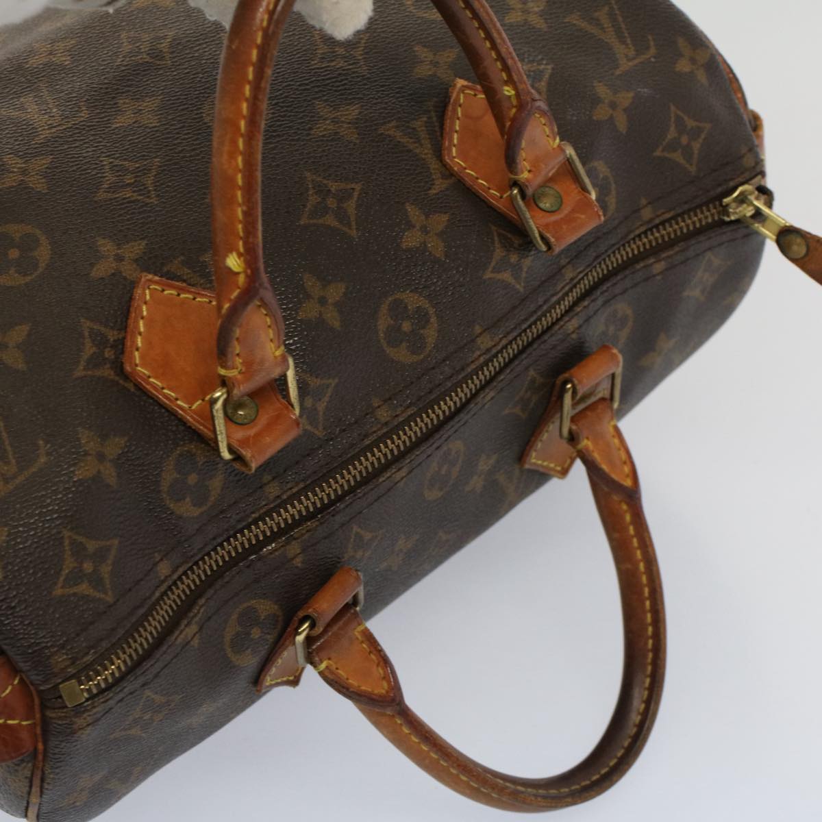 LOUIS VUITTON Monogram Speedy 30 Hand Bag M41526 LV Auth 51183