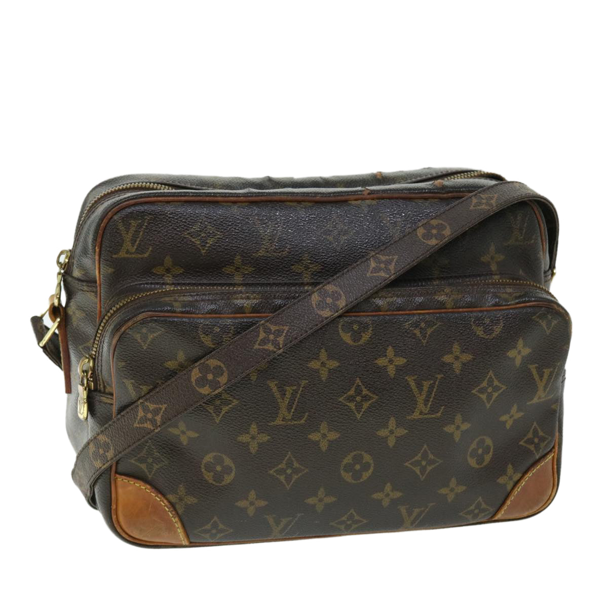 LOUIS VUITTON Monogram Nile Shoulder Bag M45244 LV Auth 51199