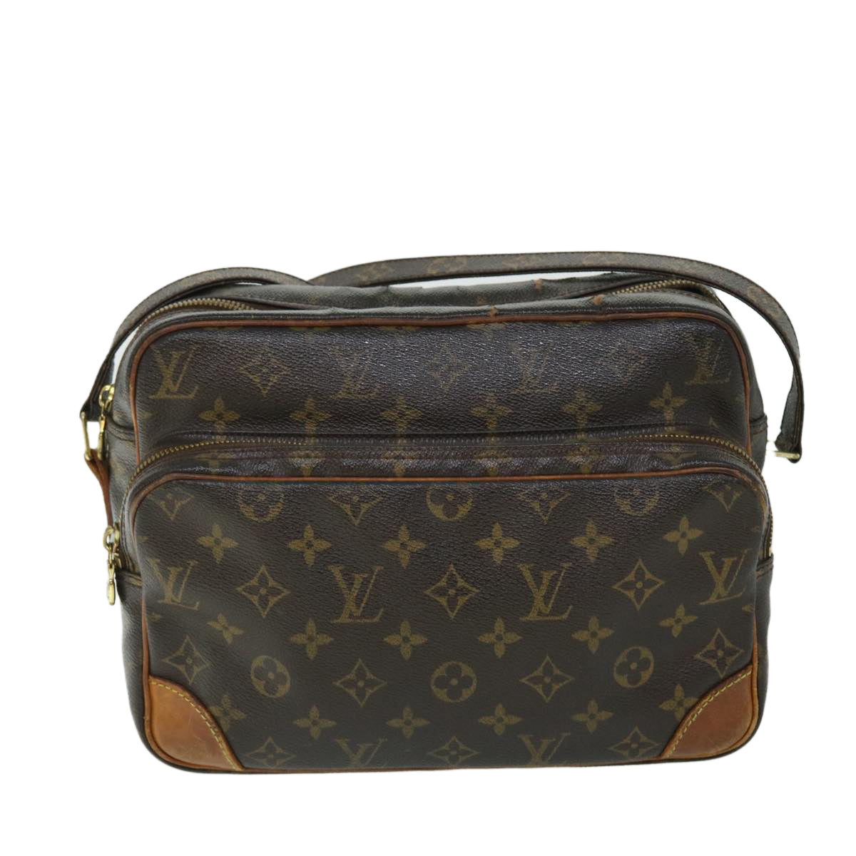 LOUIS VUITTON Monogram Nile Shoulder Bag M45244 LV Auth 51199