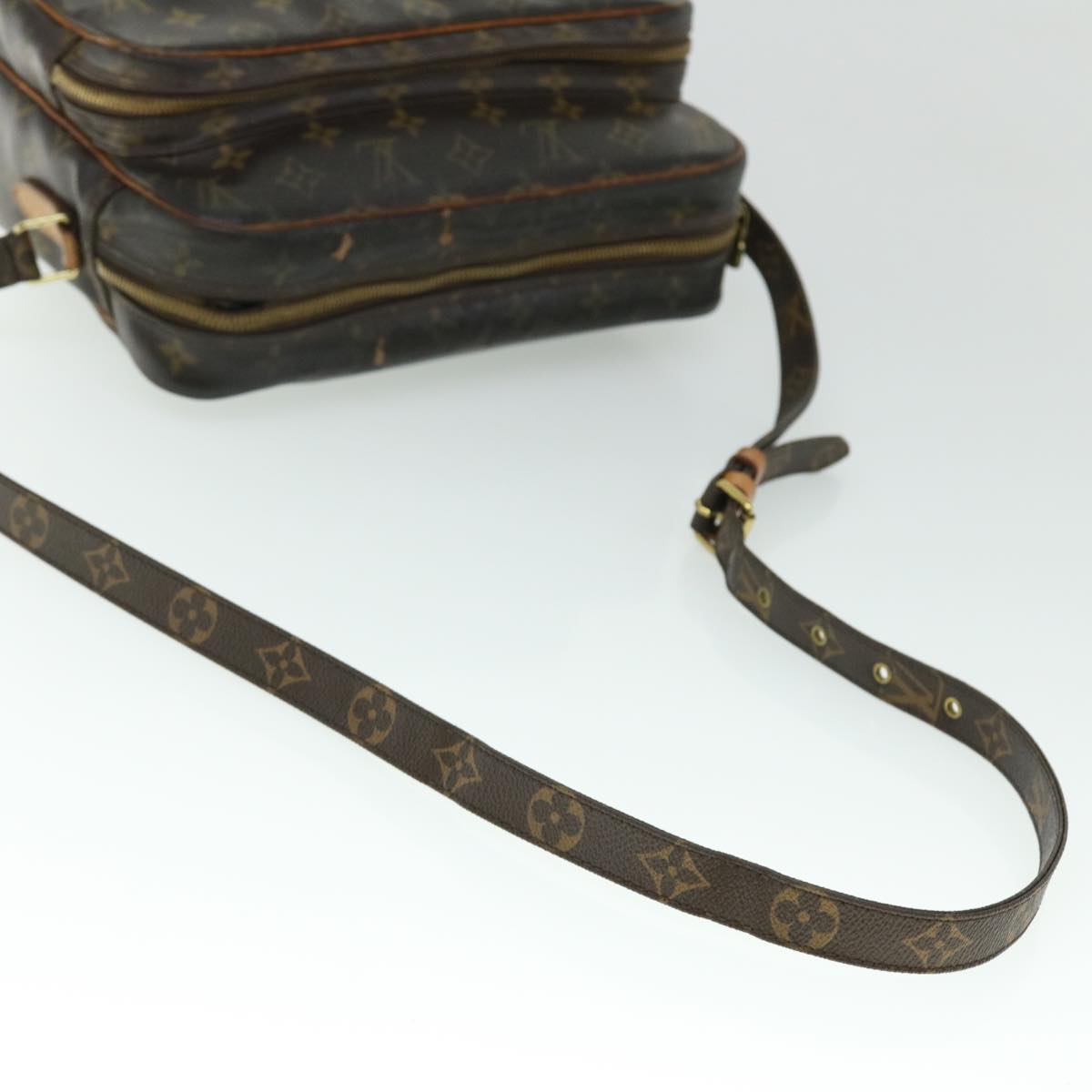 LOUIS VUITTON Monogram Nile Shoulder Bag M45244 LV Auth 51199