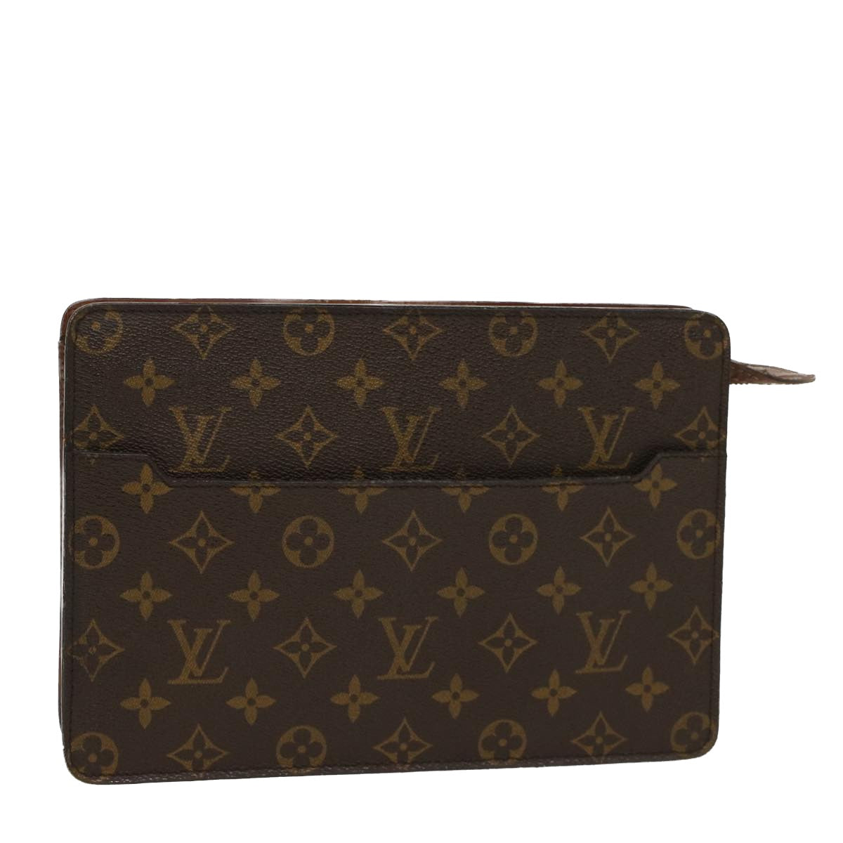 LOUIS VUITTON Monogram Pochette Homme Clutch Bag M51795 LV Auth 51217