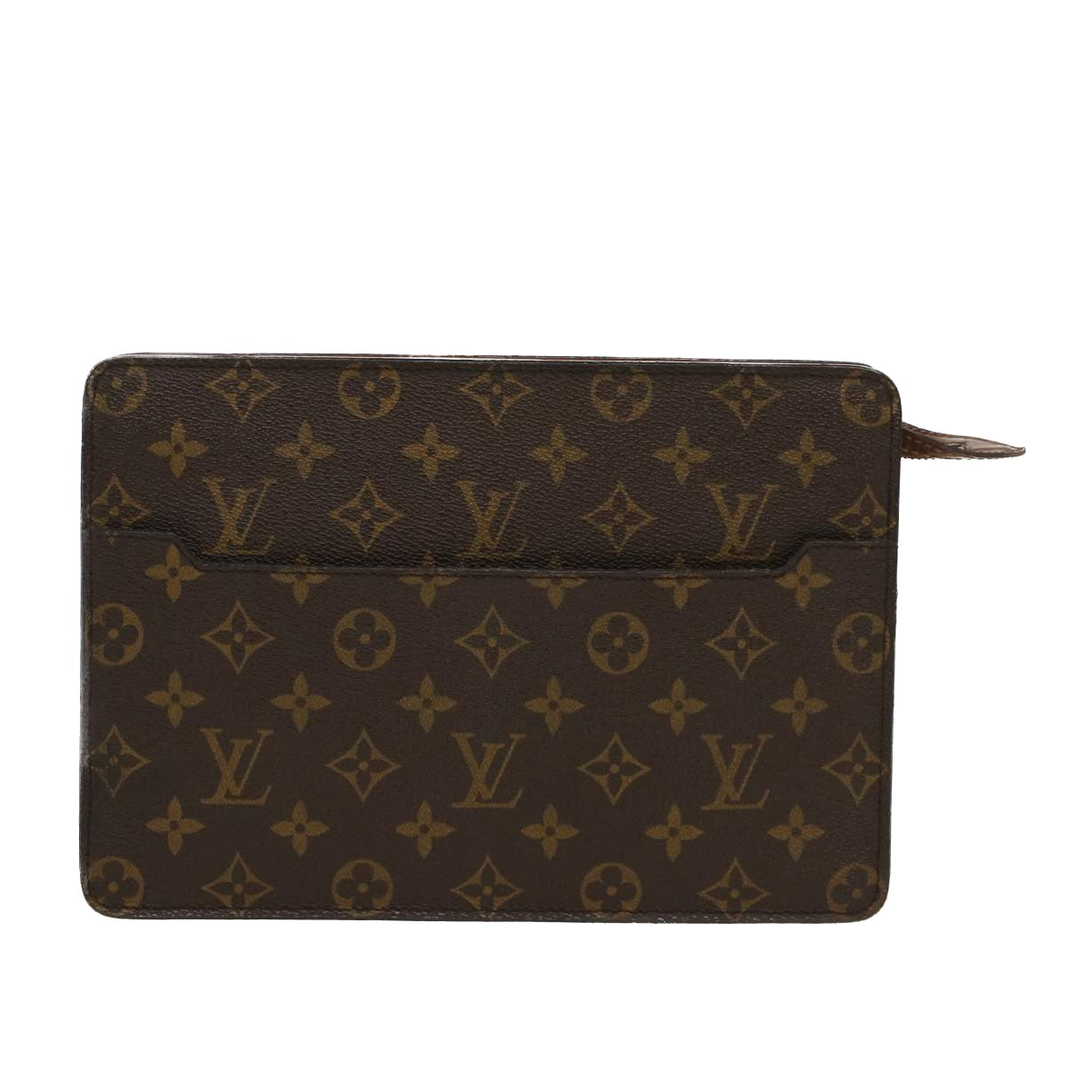 LOUIS VUITTON Monogram Pochette Homme Clutch Bag M51795 LV Auth 51217