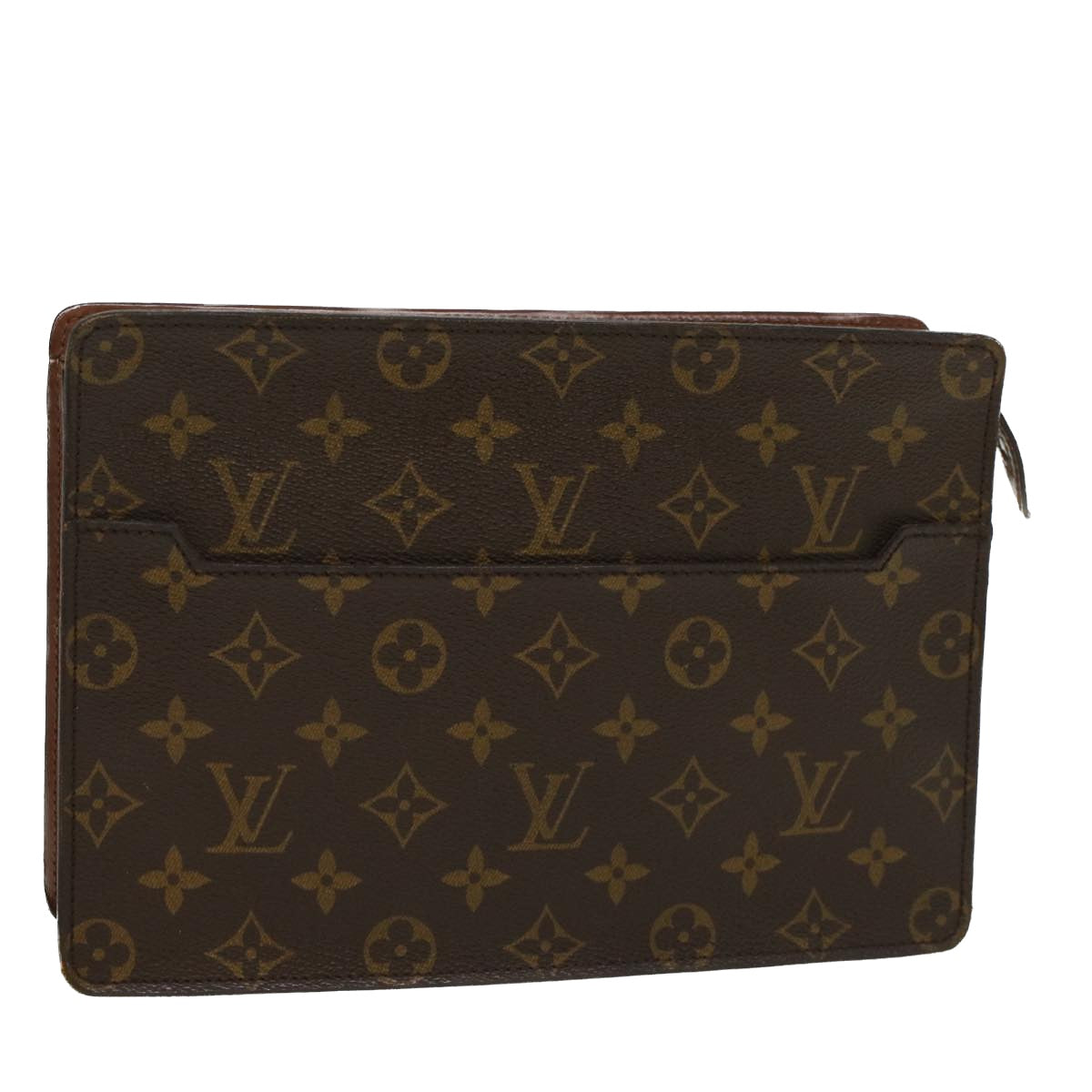 LOUIS VUITTON Monogram Pochette Homme Clutch Bag M51795 LV Auth 51218