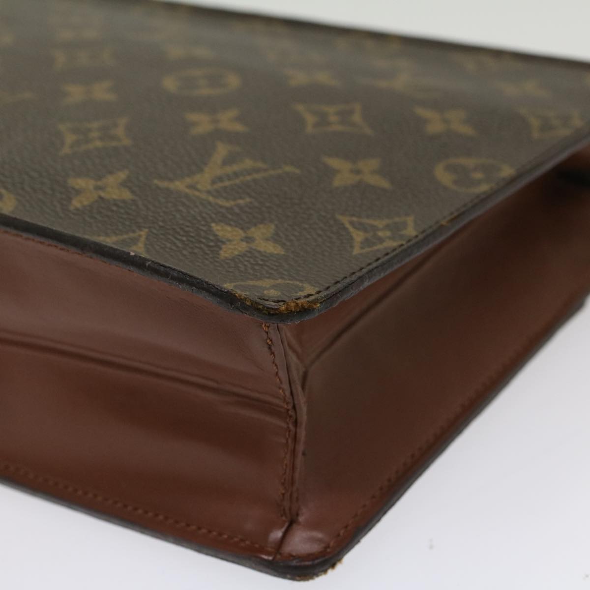 LOUIS VUITTON Monogram Pochette Homme Clutch Bag M51795 LV Auth 51218