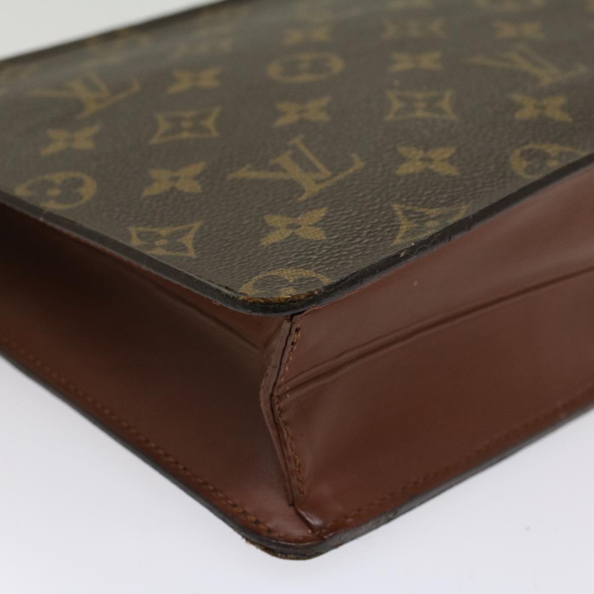 LOUIS VUITTON Monogram Pochette Homme Clutch Bag M51795 LV Auth 51218