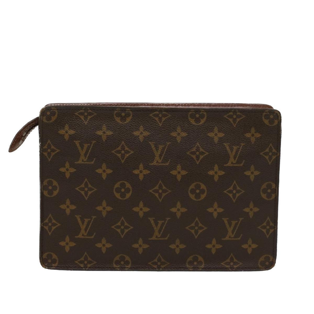 LOUIS VUITTON Monogram Pochette Homme Clutch Bag M51795 LV Auth 51218