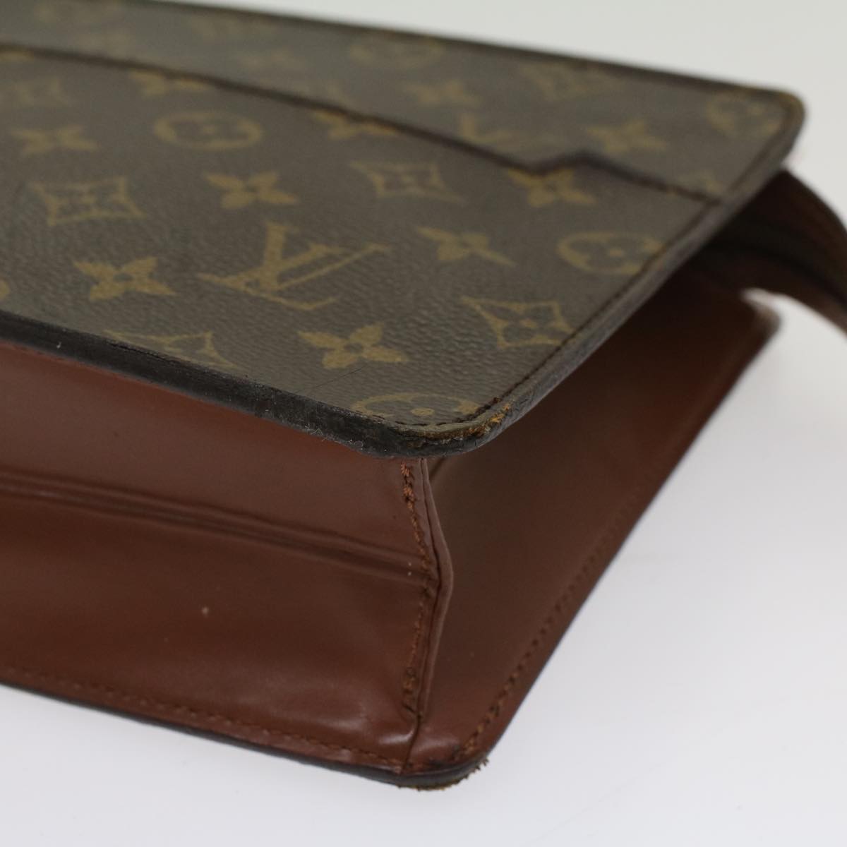 LOUIS VUITTON Monogram Pochette Homme Clutch Bag M51795 LV Auth 51218