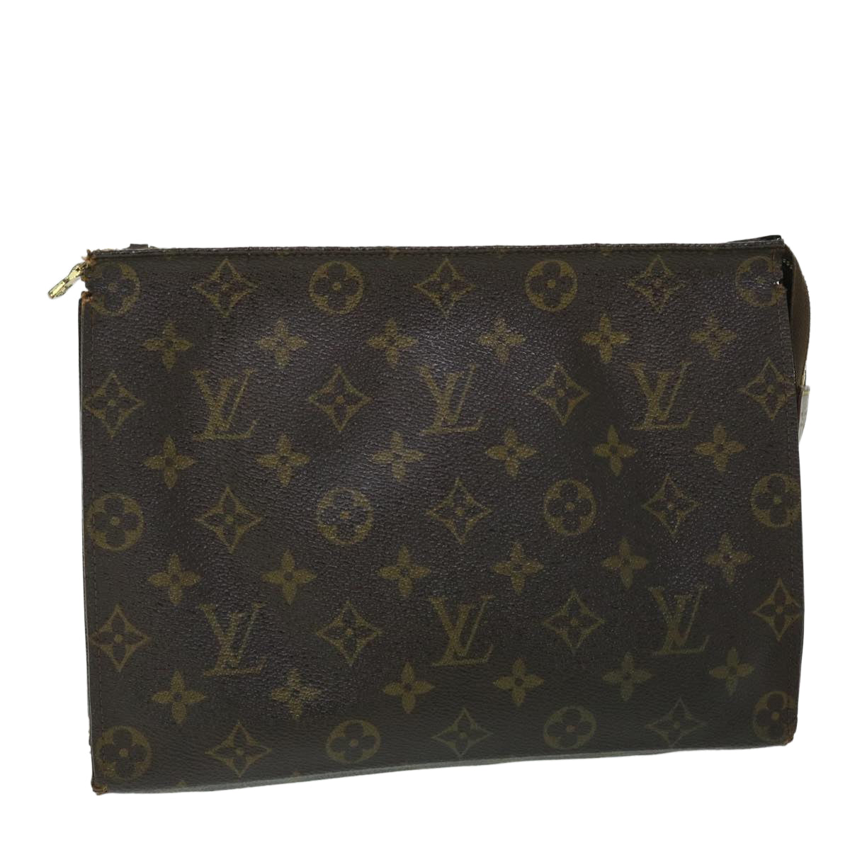 LOUIS VUITTON Monogram Poche Toilette 26 Pouch M47542 LV Auth 51226