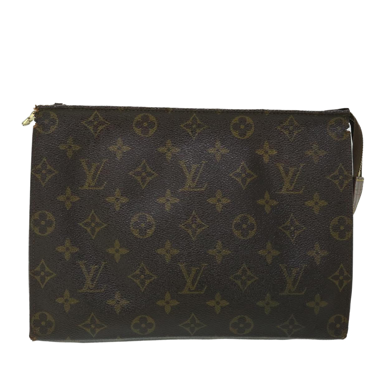 LOUIS VUITTON Monogram Poche Toilette 26 Pouch M47542 LV Auth 51226