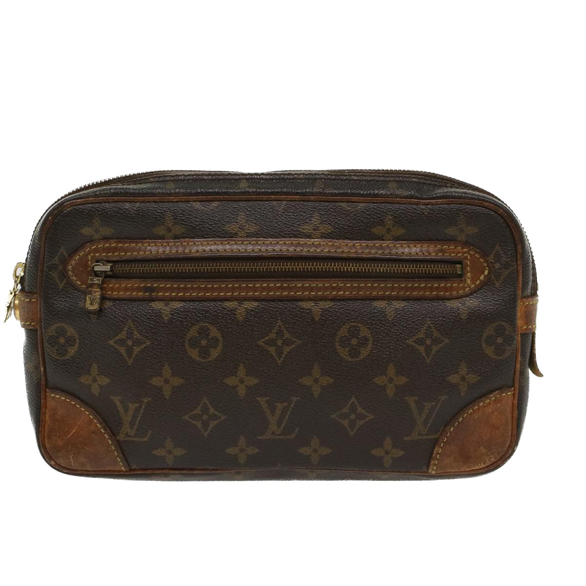 LOUIS VUITTON Monogram Marly Dragonne GM Clutch Bag M51825 LV Auth 51232