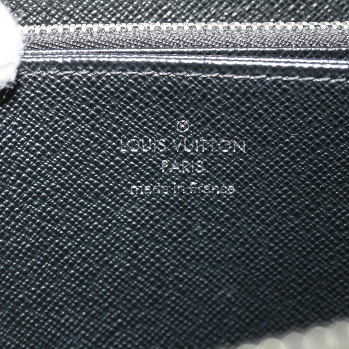 LOUIS VUITTON Epi Denim Zippy Wallet Long Wallet Blue M61862 LV Auth 51251