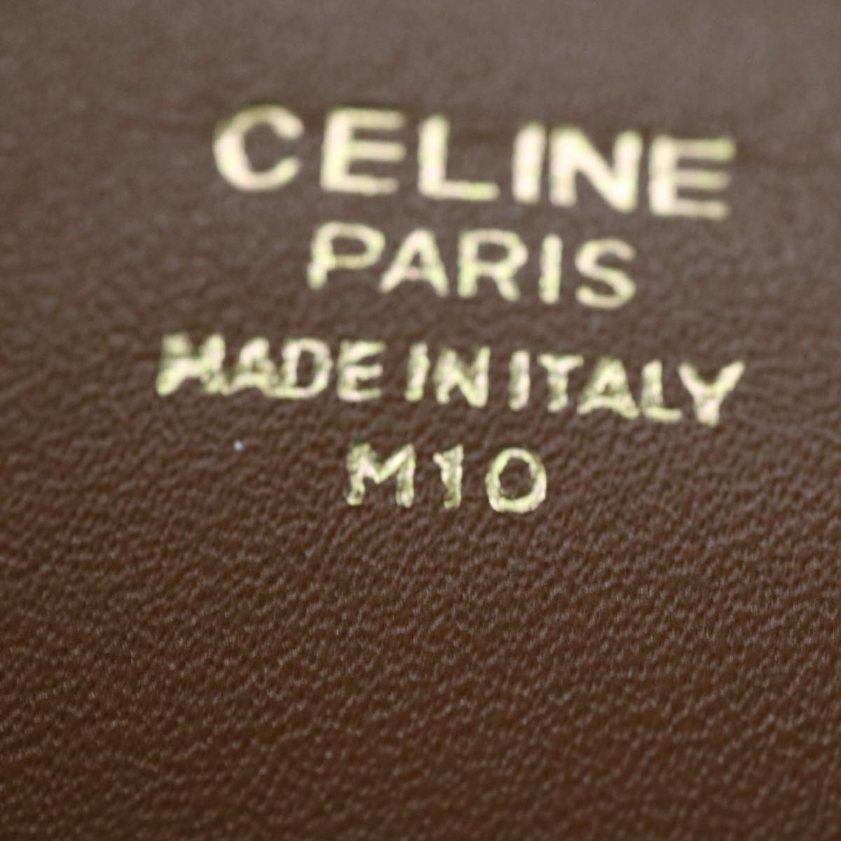 CELINE Macadam Canvas Long Wallet Beige Auth 51307