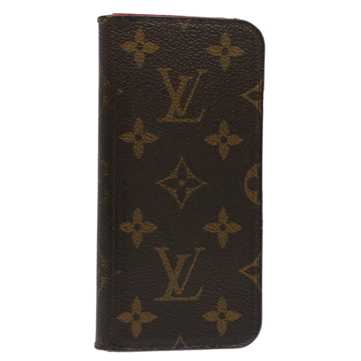 LOUIS VUITTON Monogram Iphone X Case iPhone Case Pink M63444 LV Auth 51317