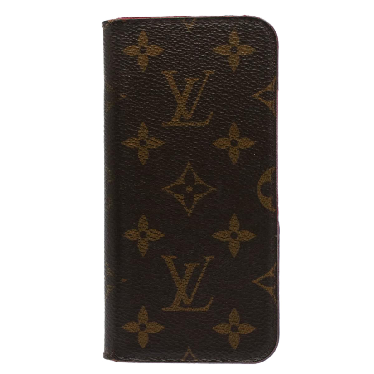 LOUIS VUITTON Monogram Iphone X Case iPhone Case Pink M63444 LV Auth 51317