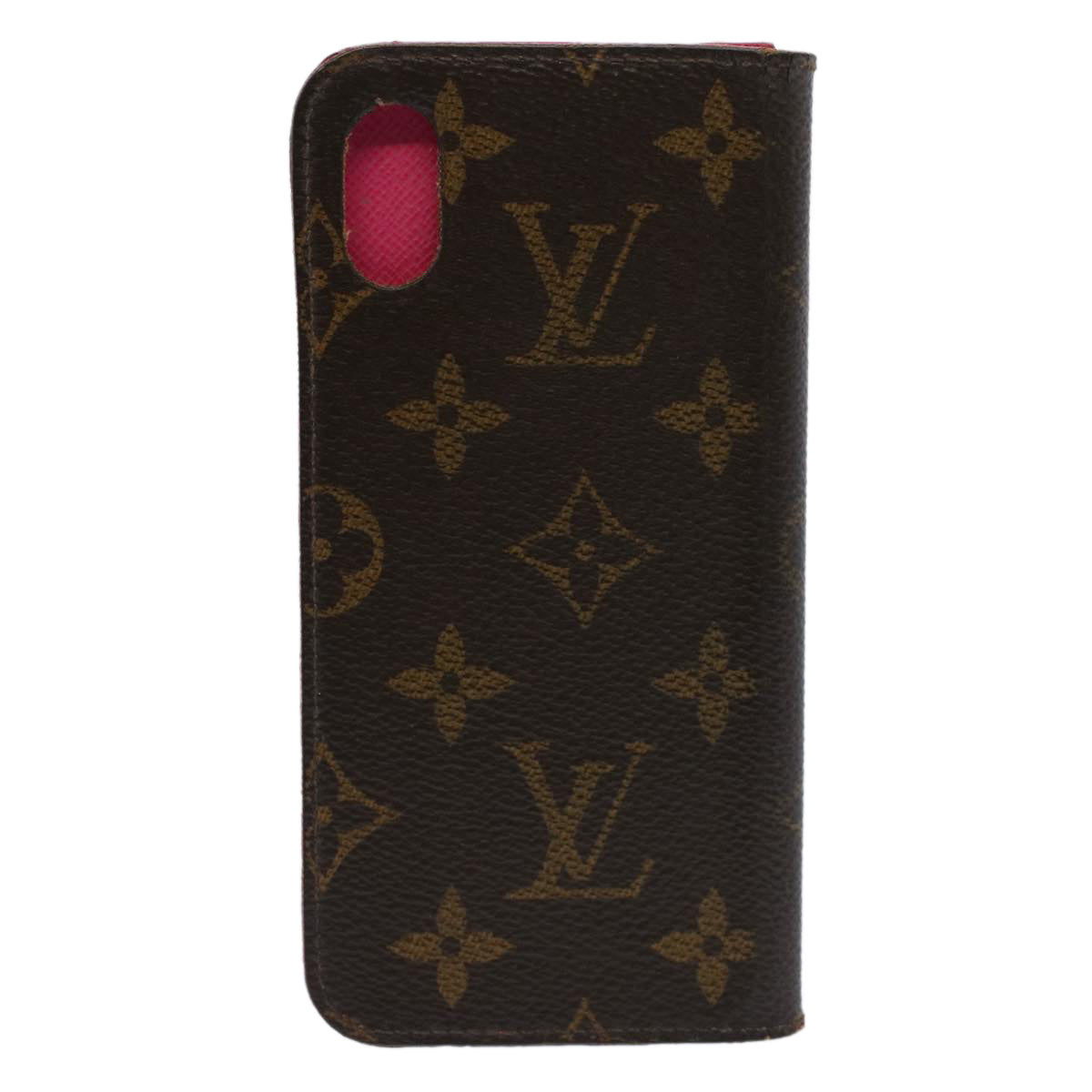 LOUIS VUITTON Monogram Iphone X Case iPhone Case Pink M63444 LV Auth 51317 - 0