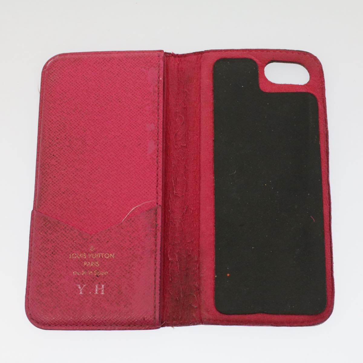 LOUIS VUITTON Monogram Folio iPhone 7 Case iPhone Case M63401 LV Auth 51319