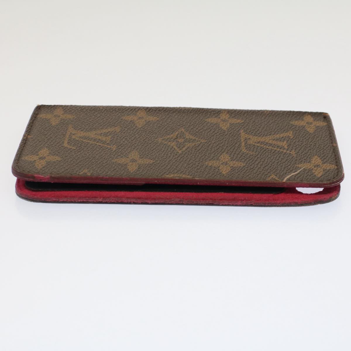 LOUIS VUITTON Monogram Folio iPhone 7 Case iPhone Case M63401 LV Auth 51319