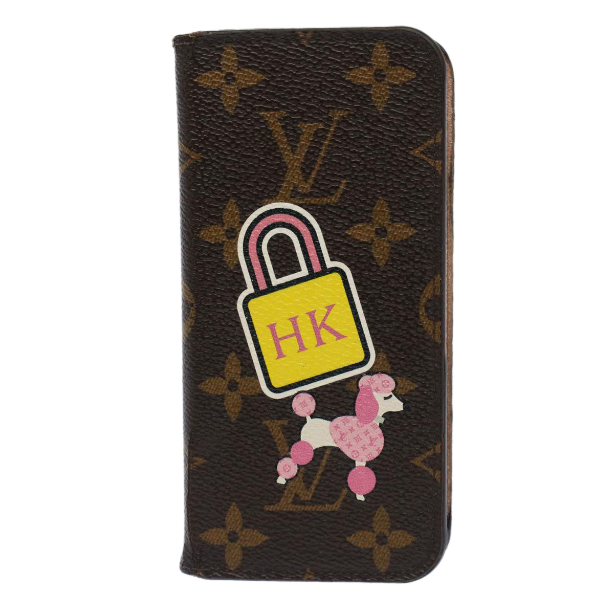 LOUIS VUITTON Monogram iPhone 8 Case iPhone Case Pink M63401 LV Auth 51327 - 0