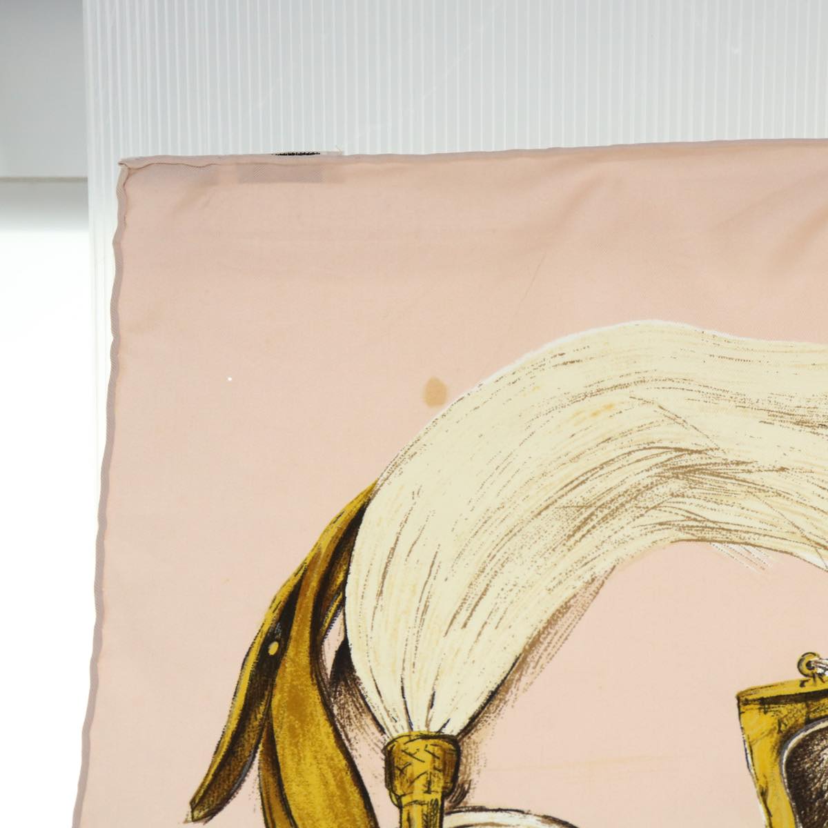 HERMES Carre 90 A Propos de Boottes Scarf Silk Pink Auth 51352