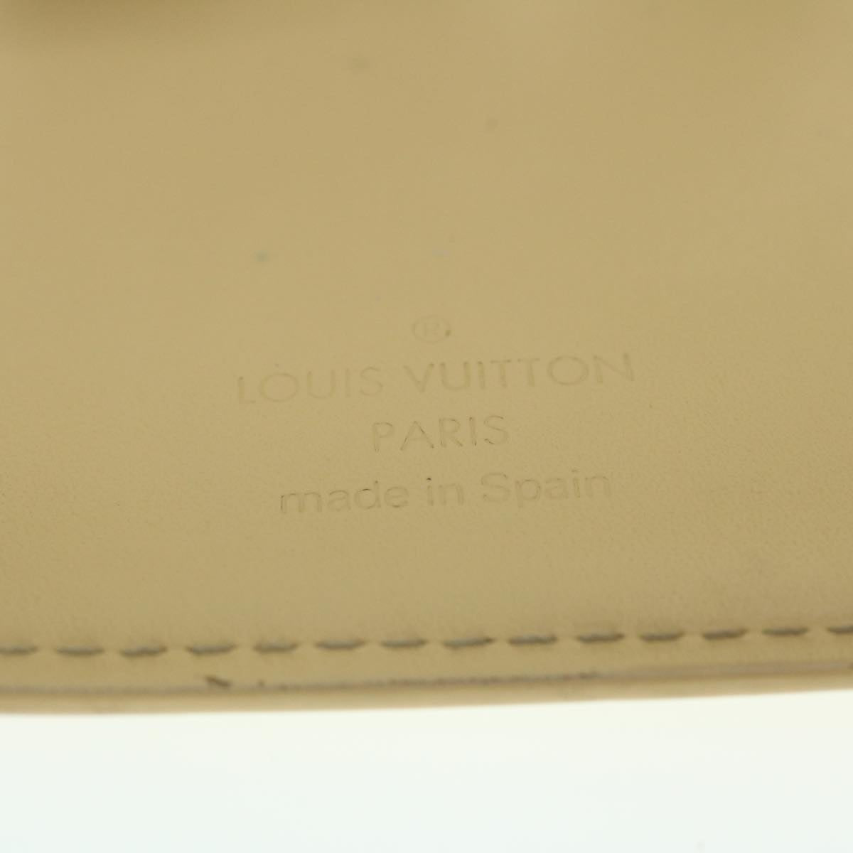 LOUIS VUITTON Epi Agenda PM Day Planner Cover Vanilla R2005A LV Auth 51385