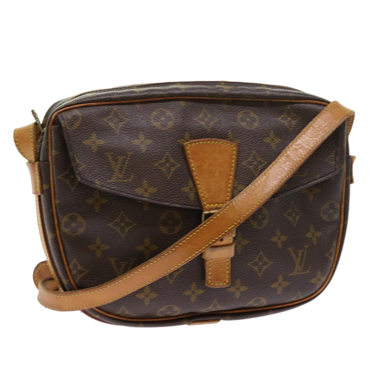 LOUIS VUITTON Monogram Jeune Fille MM Shoulder Bag M51226 LV Auth 51407