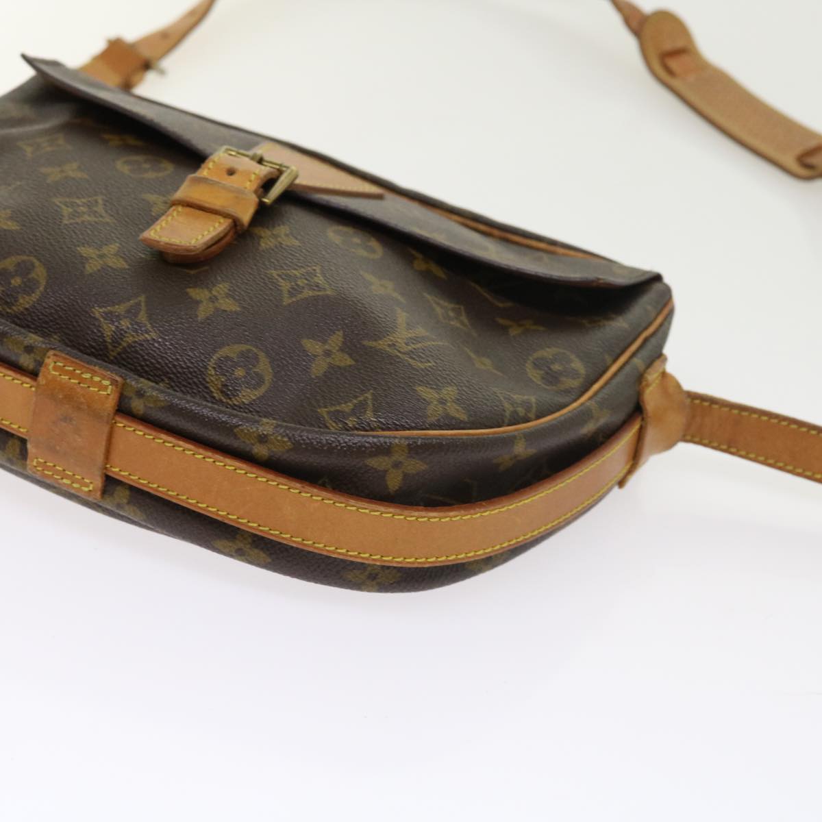 LOUIS VUITTON Monogram Jeune Fille MM Shoulder Bag M51226 LV Auth 51407