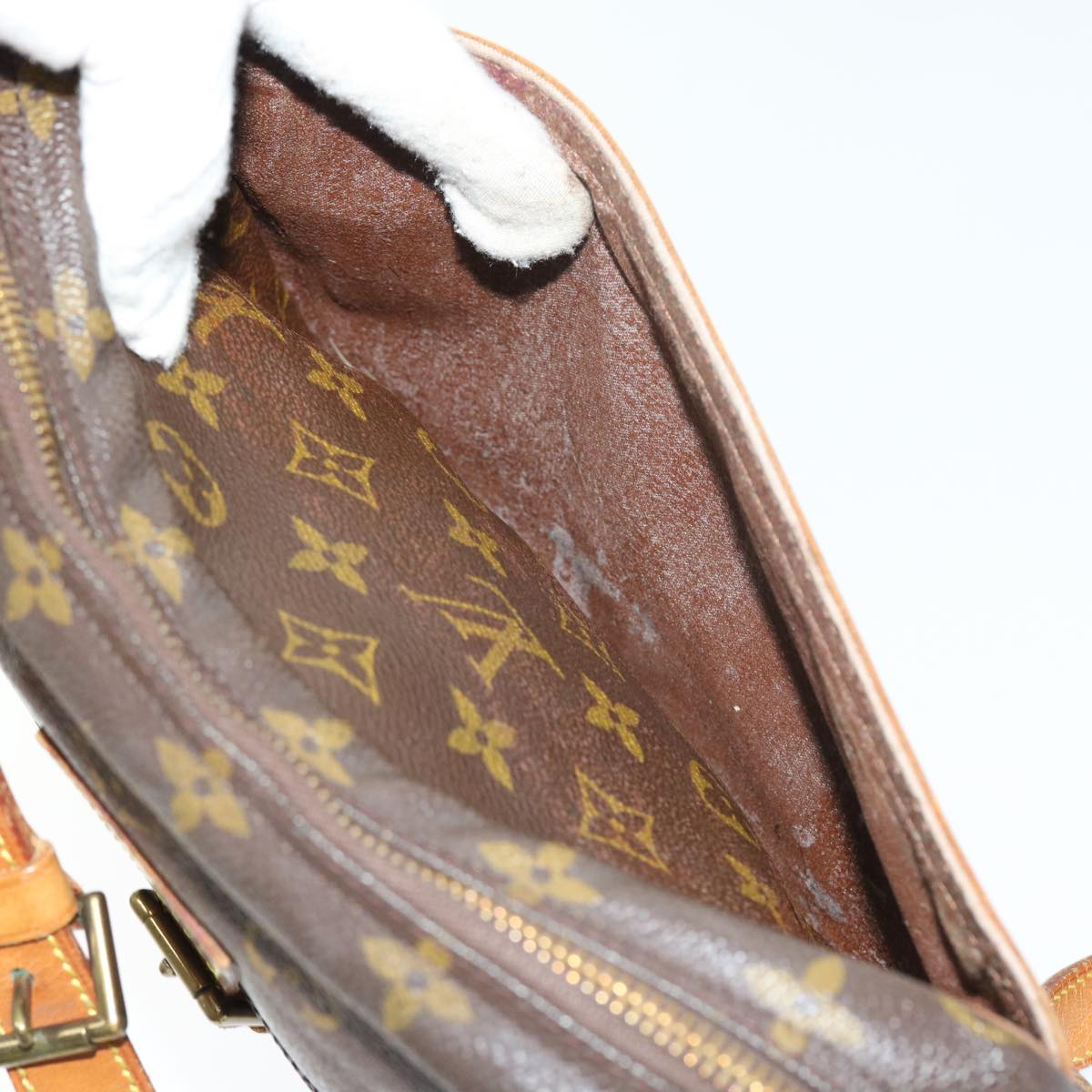 LOUIS VUITTON Monogram Jeune Fille MM Shoulder Bag M51226 LV Auth 51407