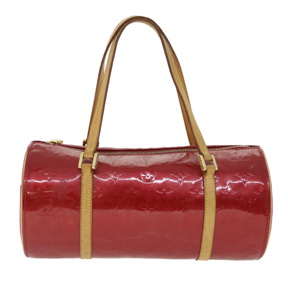 LOUIS VUITTON Monogram Vernis Bedford Hand Bag Red M91986 LV Auth 51408