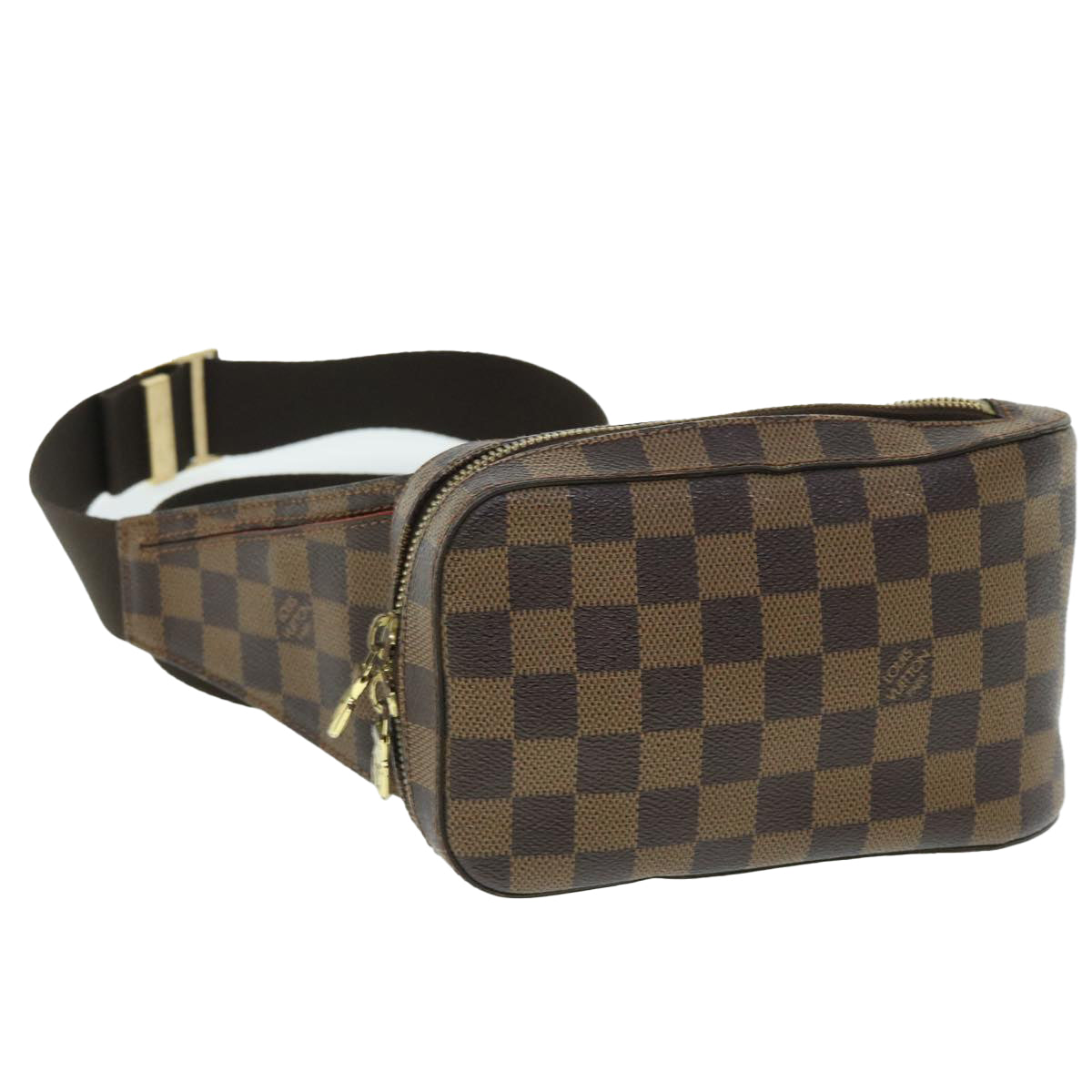 LOUIS VUITTON Damier Ebene Geronimos Shoulder Bag N51994 LV Auth 51428