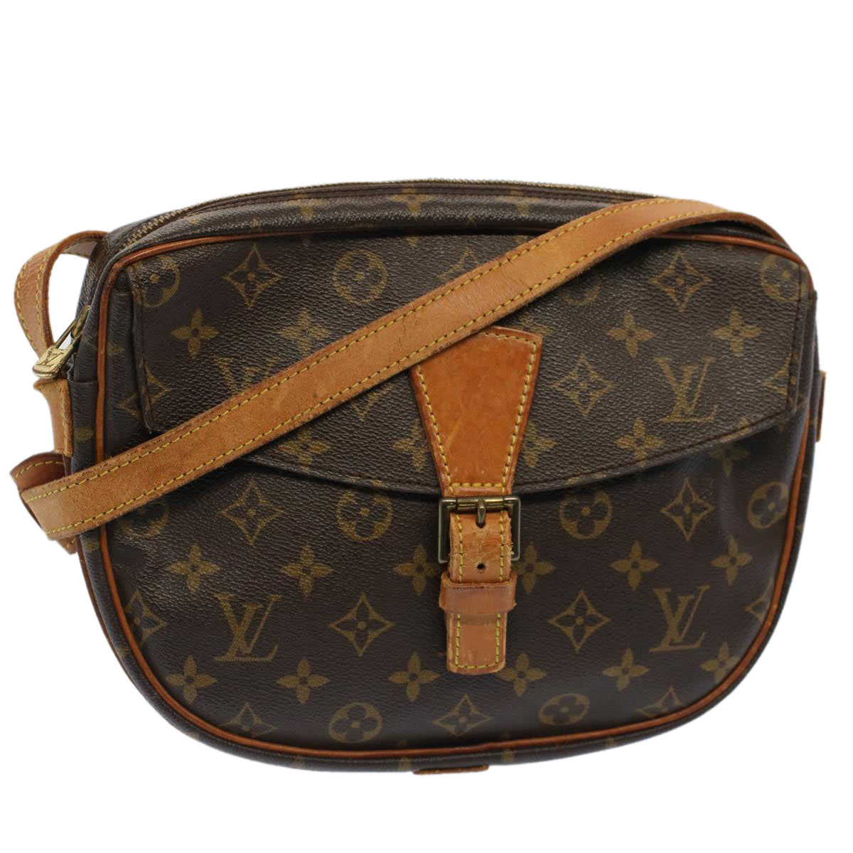 LOUIS VUITTON Monogram Jeune Fille MM Shoulder Bag M51226 LV Auth 51546