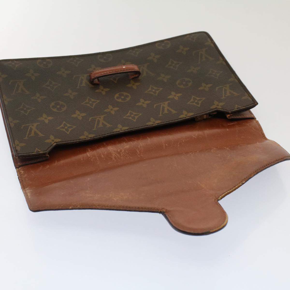 LOUIS VUITTON Monogram Ranelag Clutch Bag M51782 LV Auth 51549