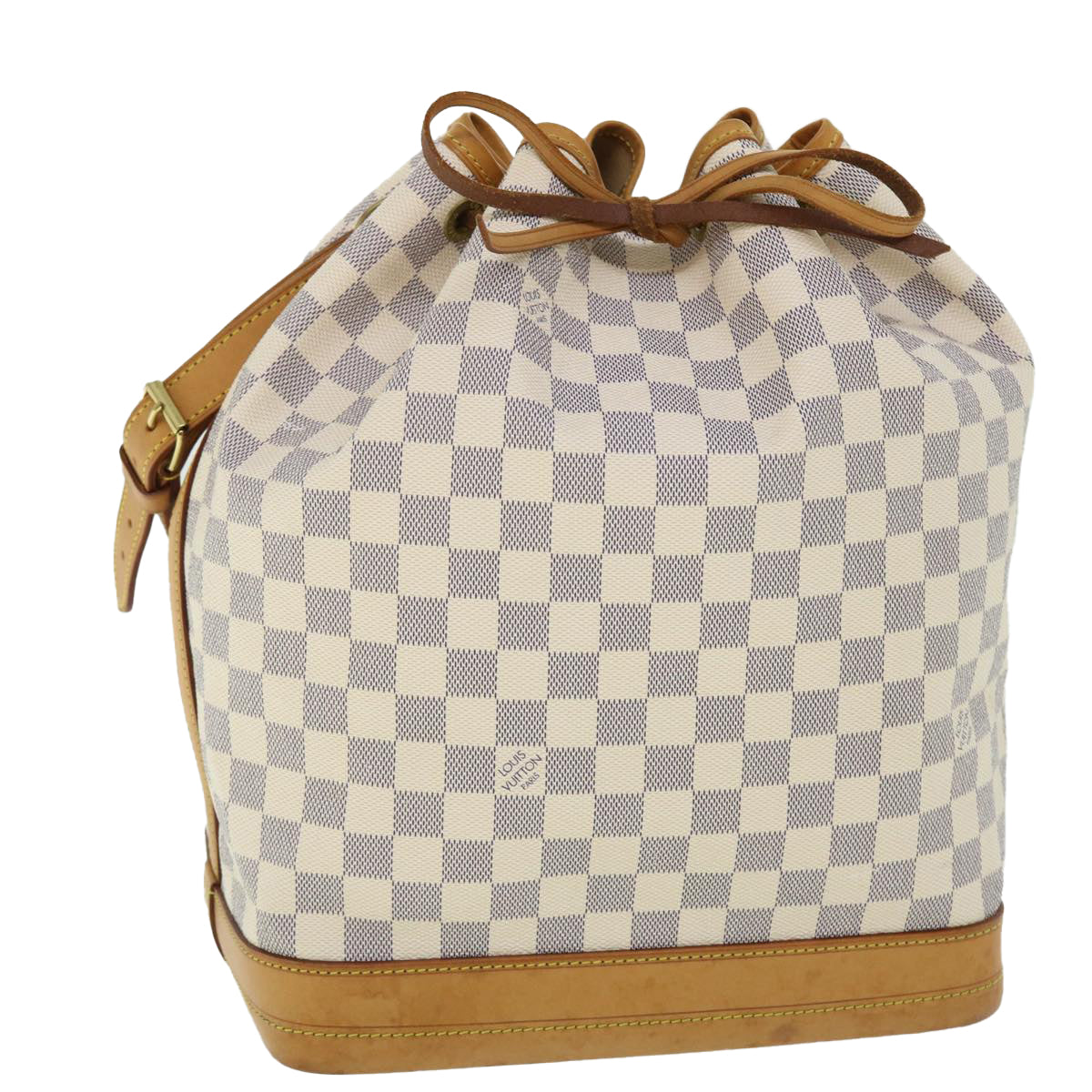 LOUIS VUITTON Damier Azur Noe Shoulder Bag N42222 LV Auth 51558