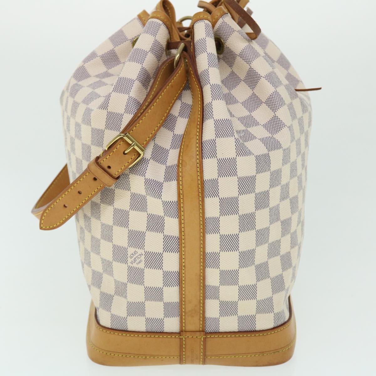 LOUIS VUITTON Damier Azur Noe Shoulder Bag N42222 LV Auth 51558