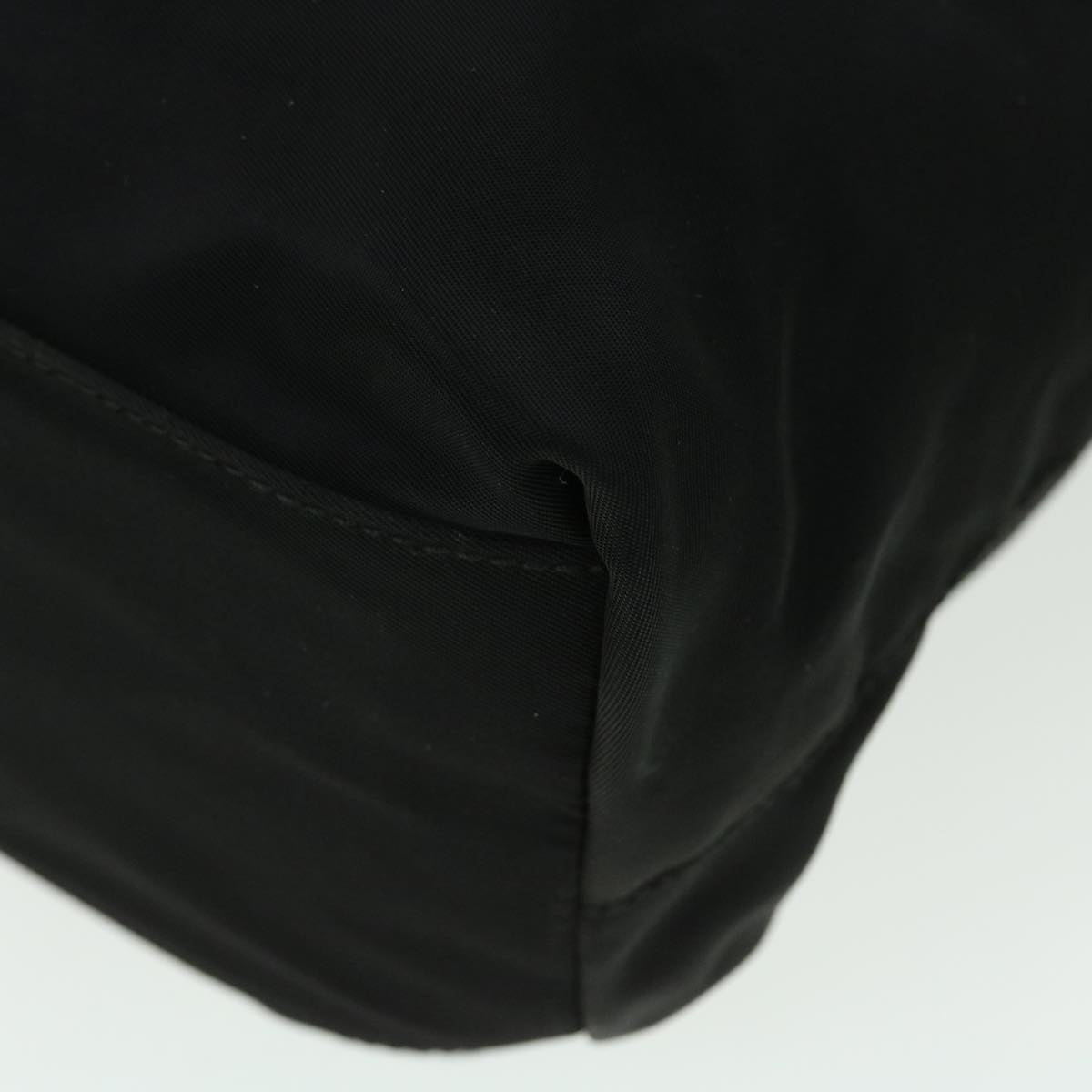 PRADA Shoulder Bag Nylon Black Auth 51650