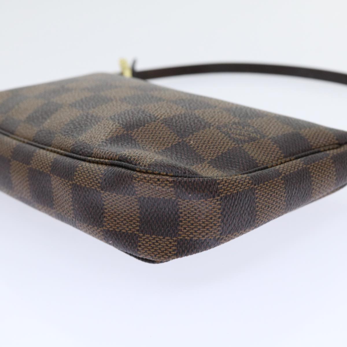 LOUIS VUITTON Damier Ebene Pochette Accessoires Pouch N41206 LV Auth 51710