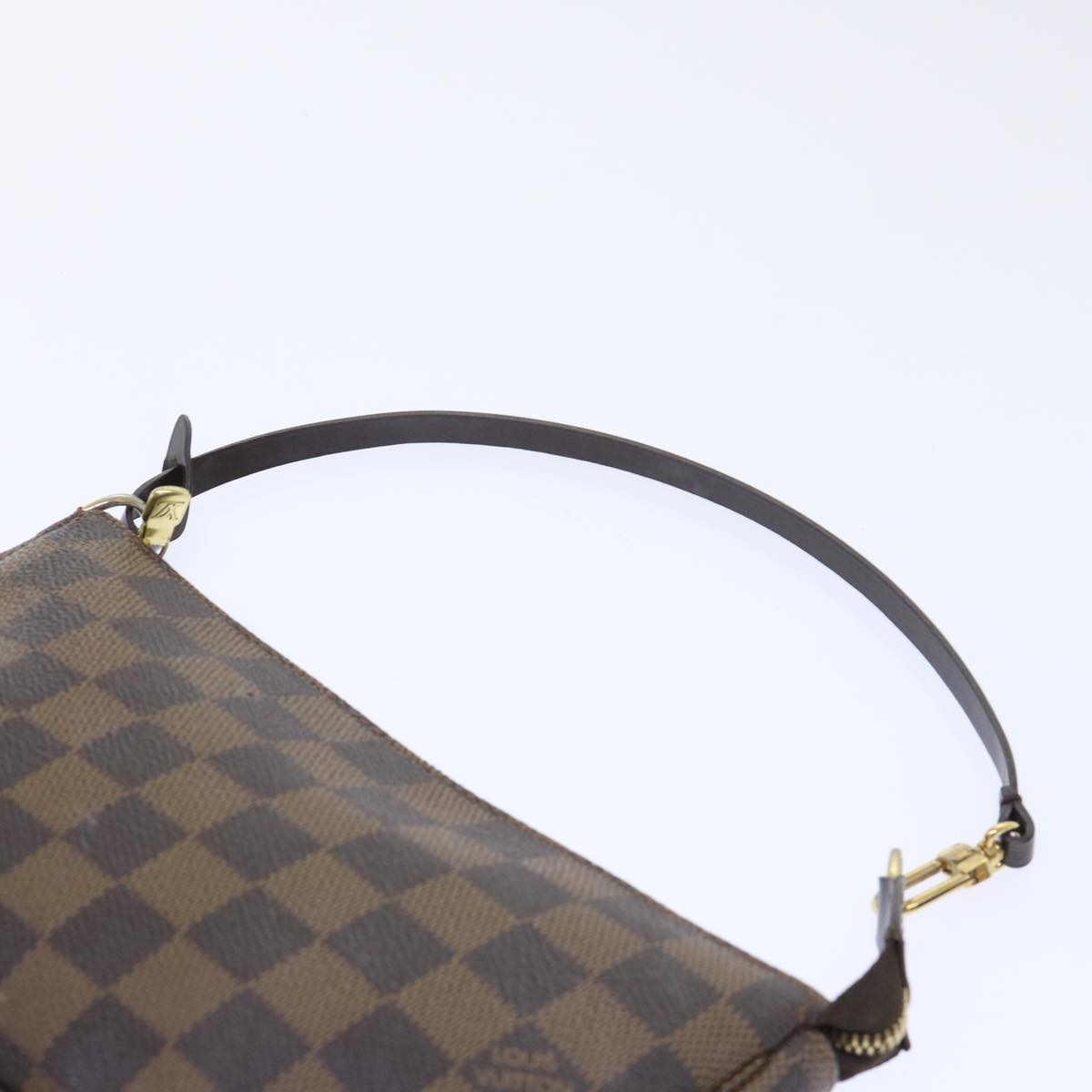 LOUIS VUITTON Damier Ebene Pochette Accessoires Pouch N41206 LV Auth 51710