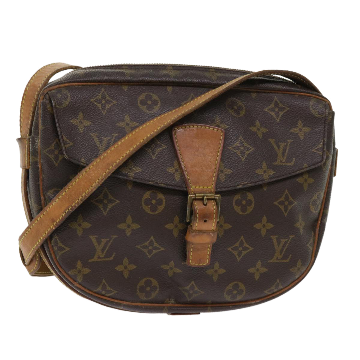 LOUIS VUITTON Monogram Jeune Fille GM Shoulder Bag M51225 LV Auth 51737