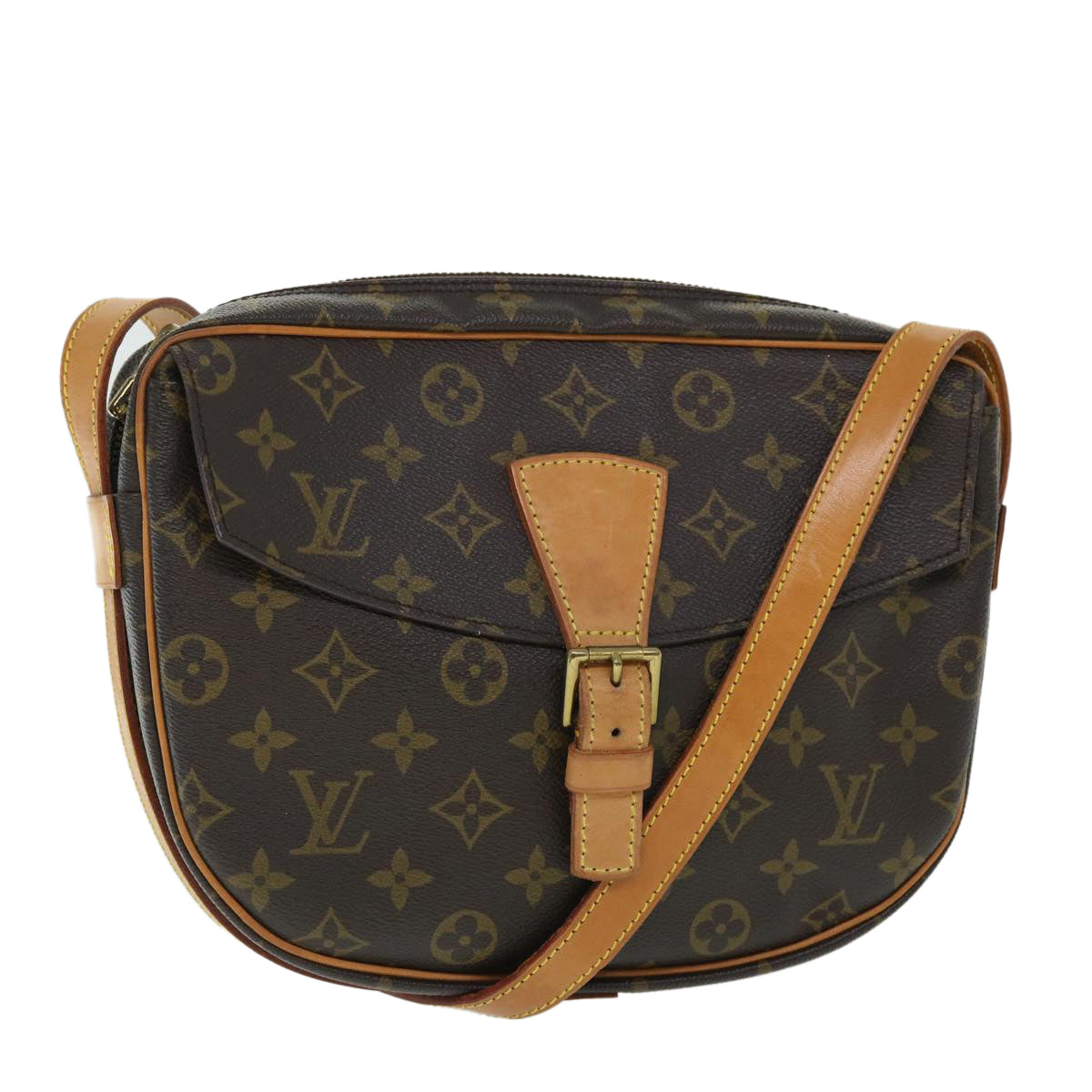 LOUIS VUITTON Monogram Jeune Fille MM Shoulder Bag M51226 LV Auth 51738