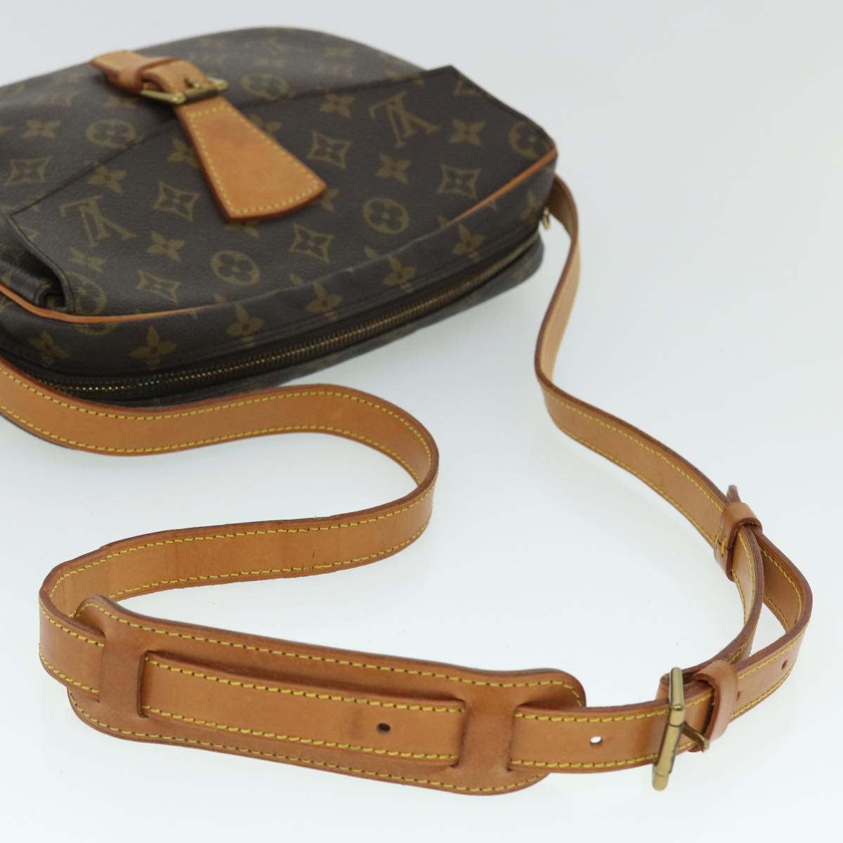 LOUIS VUITTON Monogram Jeune Fille MM Shoulder Bag M51226 LV Auth 51738