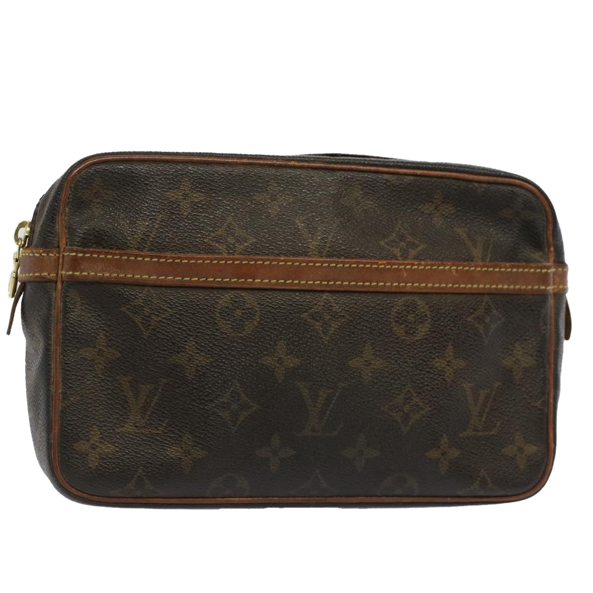 LOUIS VUITTON Monogram Compiegne 23 Clutch Bag M51847 LV Auth 51744