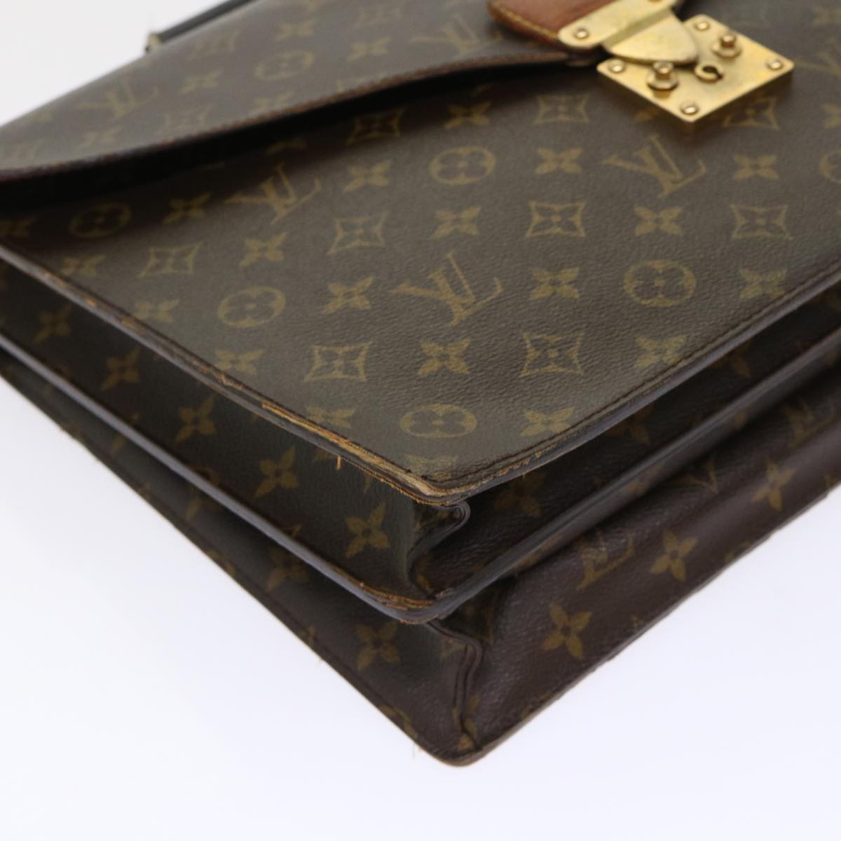 LOUIS VUITTON Monogram Serviette Conseiller Briefcase M53331 LV Auth 51759