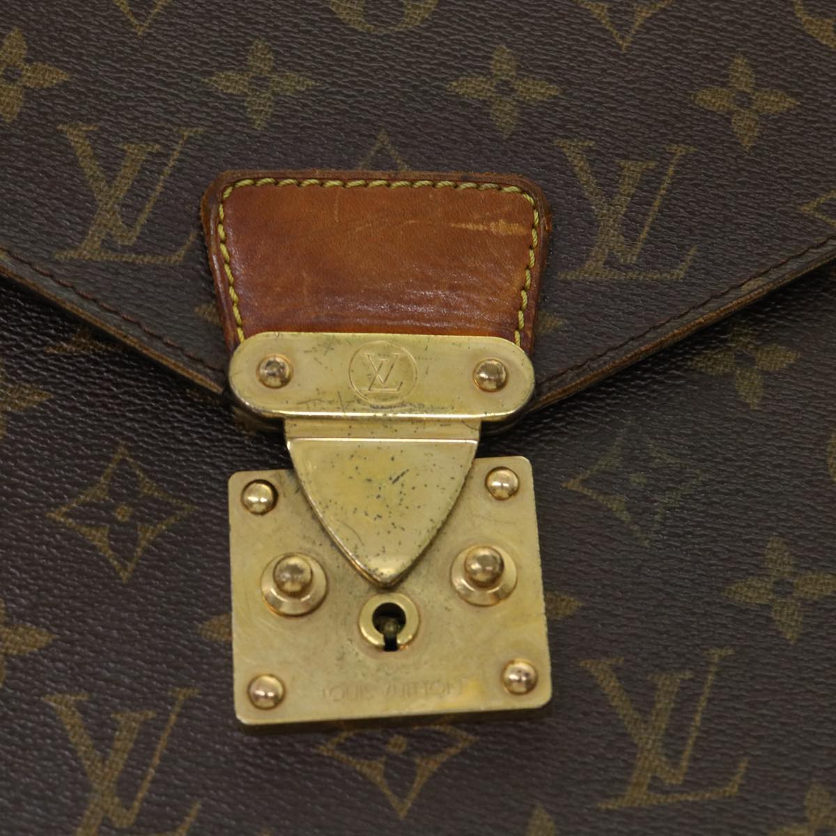 LOUIS VUITTON Monogram Serviette Conseiller Briefcase M53331 LV Auth 51759