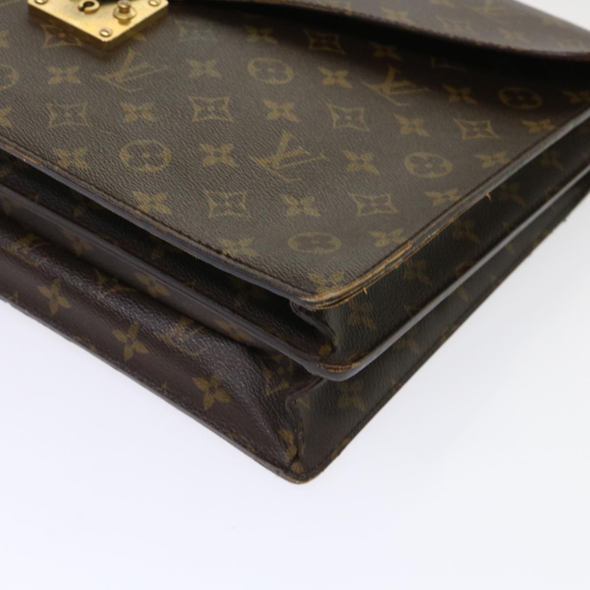 LOUIS VUITTON Monogram Serviette Conseiller Briefcase M53331 LV Auth 51759