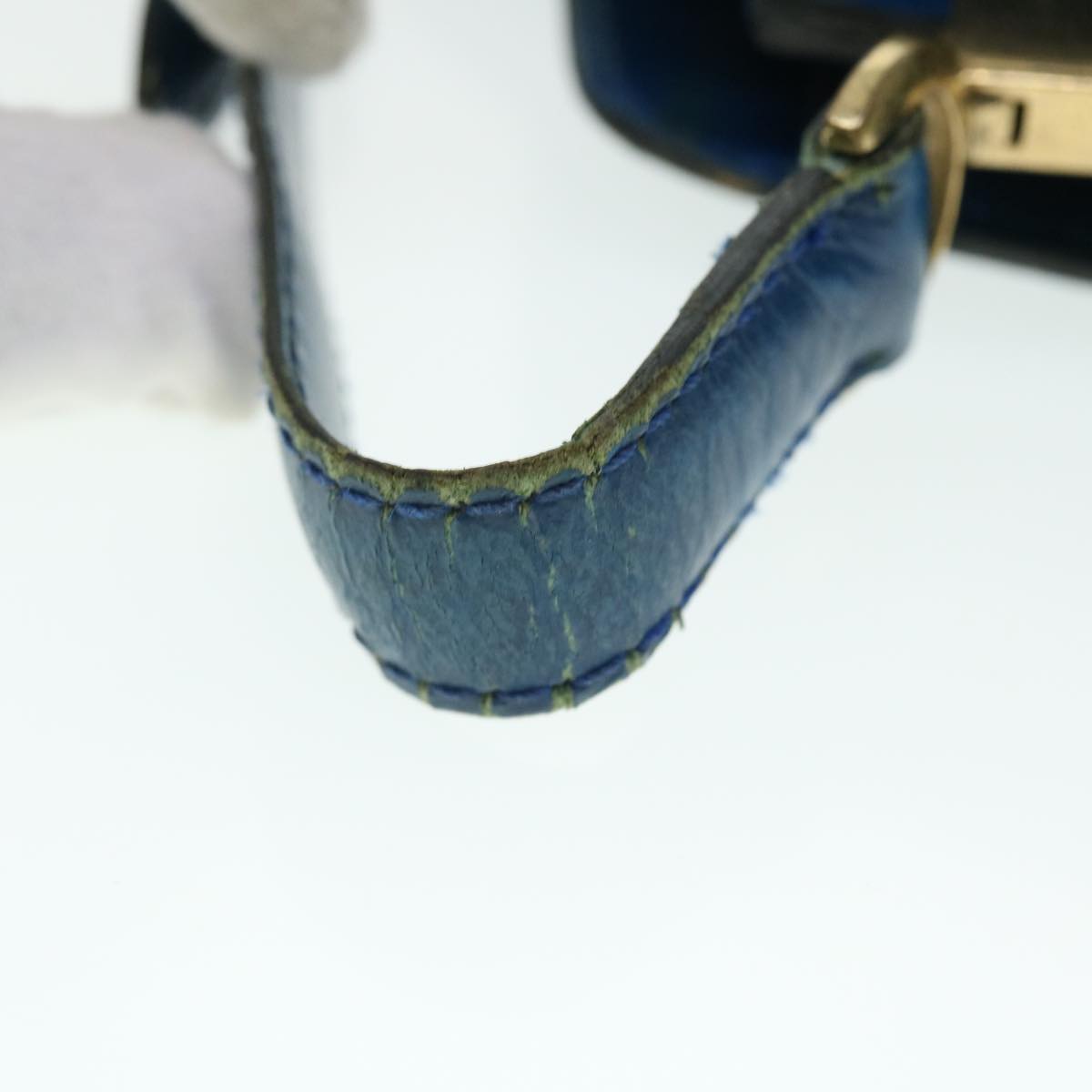 LOUIS VUITTON Epi Capucines Shoulder Bag Blue M52345 LV Auth 51782