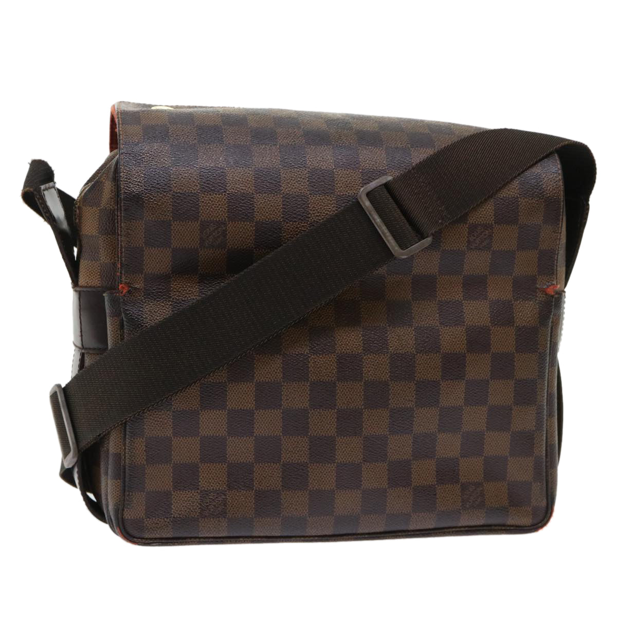 LOUIS VUITTON Damier Ebene Naviglio Shoulder Bag N45255 LV Auth 51788