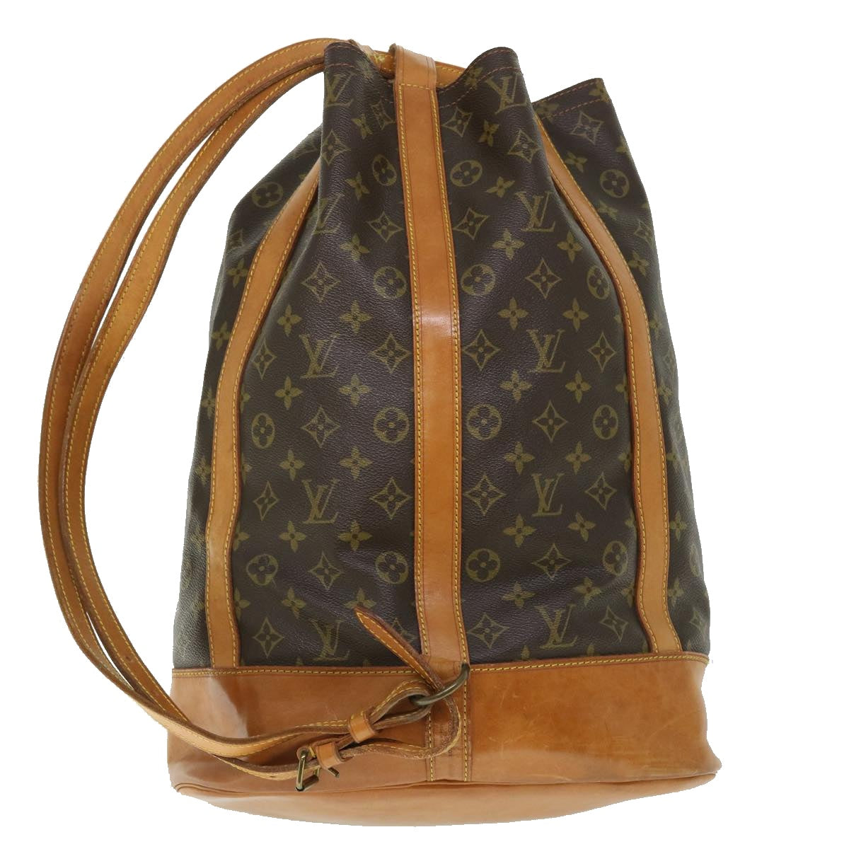 LOUIS VUITTON Monogram Randonnee GM Shoulder Bag Vintage M42244 LV Auth 51813