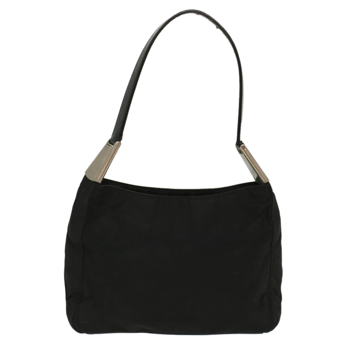 PRADA Hand Bag Nylon Black Auth 51828