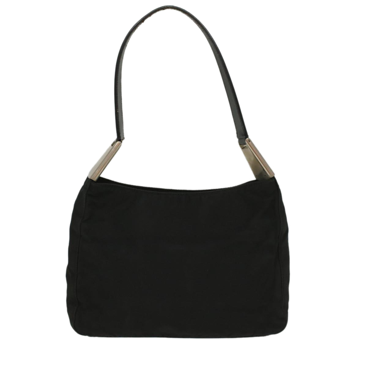 PRADA Hand Bag Nylon Black Auth 51828