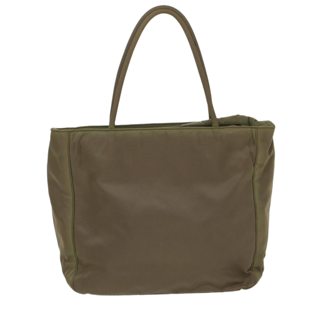 PRADA Hand Bag Nylon Khaki Auth 51832 - 0